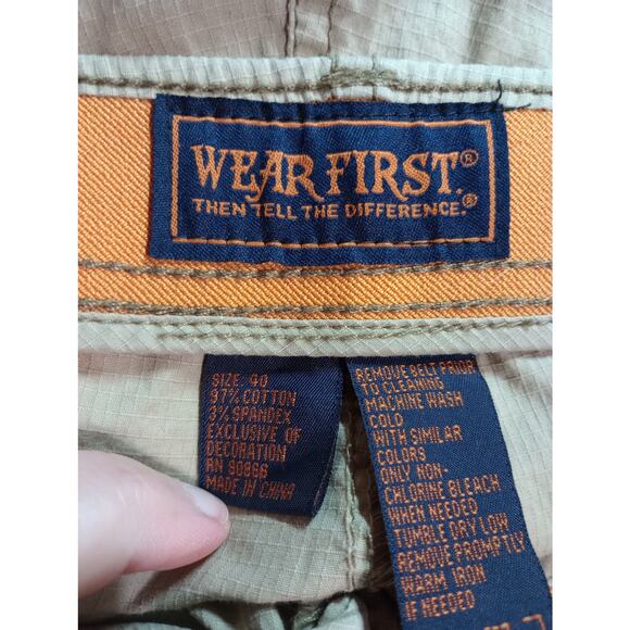 Wear‎ First Shorts Men's 40 Cargo Rip Stop - Picture 5 of 6